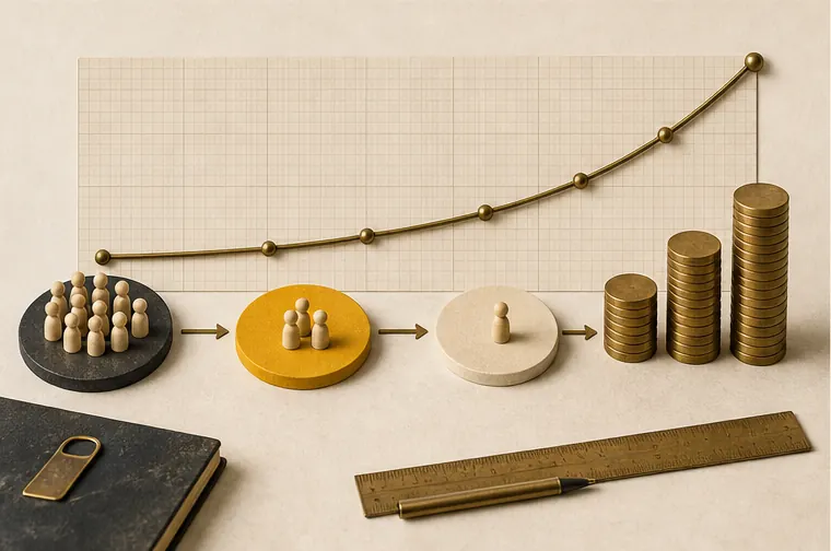 Organic search activity connected to enquiries, pipeline and revenue